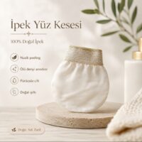 Saf ipek yüz kesesi